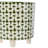 Footed Stoneware Planter with Abstract Print-777592786