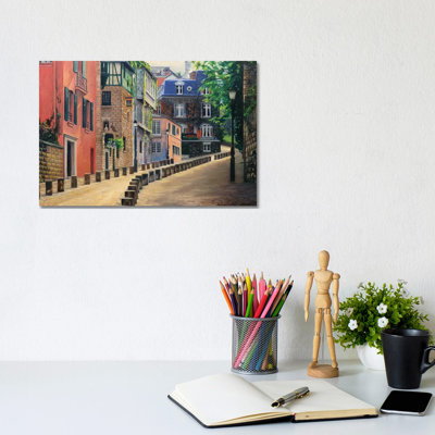 The Rose House by Nick Savides - Wrapped Canvas Print