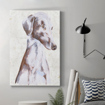 " Sitting Dog II " Painting Print