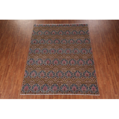 Tapis contemporain en laine All-Over 8 x 10 po