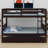 Detachable Wood Bunk Bed With Trundle, Converts To Two Beds, Space-Saving Design-1699227286