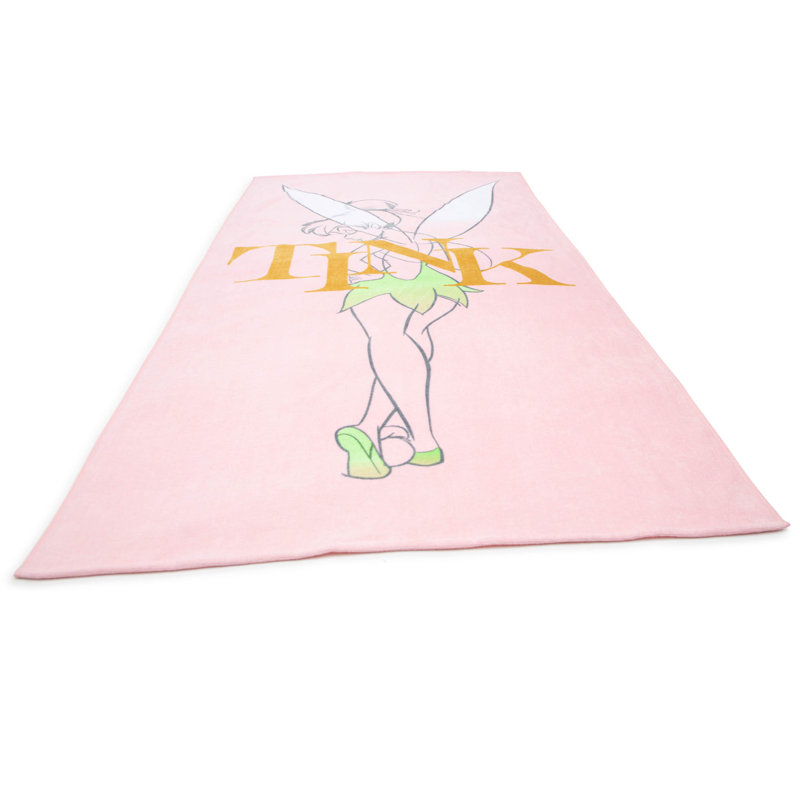 Disney Tinkerbell 86cm x 162cm 100% Large Cotton Beach Towel
