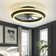 20" Flush Mount Ceiling Fan with Light and Remote & App Control