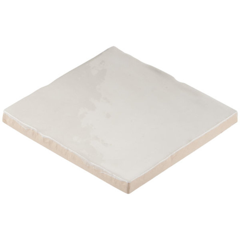 Portmore 4x4 Glazed Ceramic Tile, White