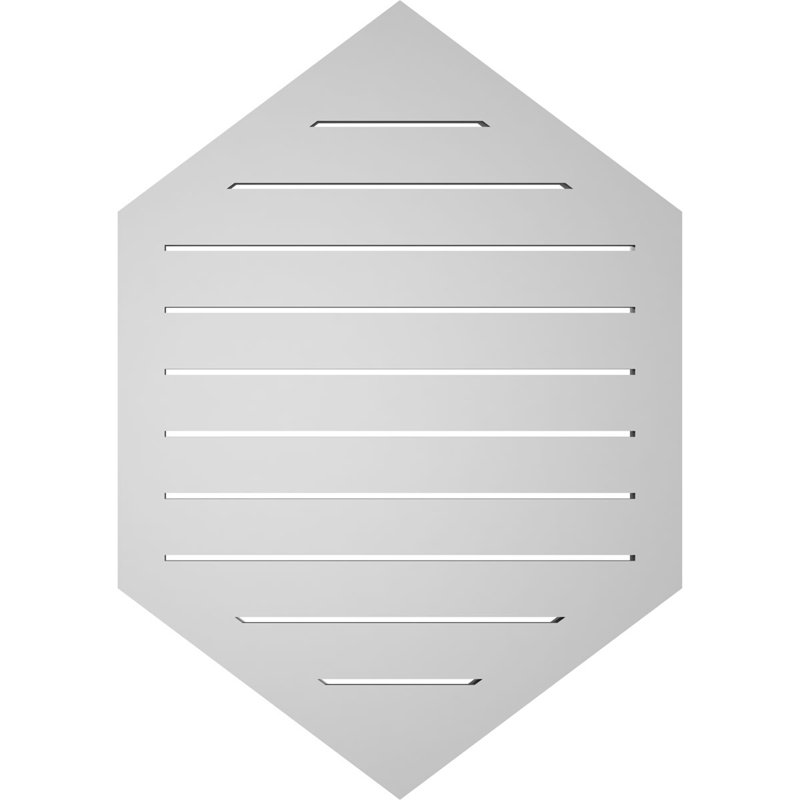 Pente verticale verticale en uréthane 9 pi, H 34 po x l 24 po x P 1,5 po