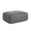 Pouf en velours côtelé gris-1744924764