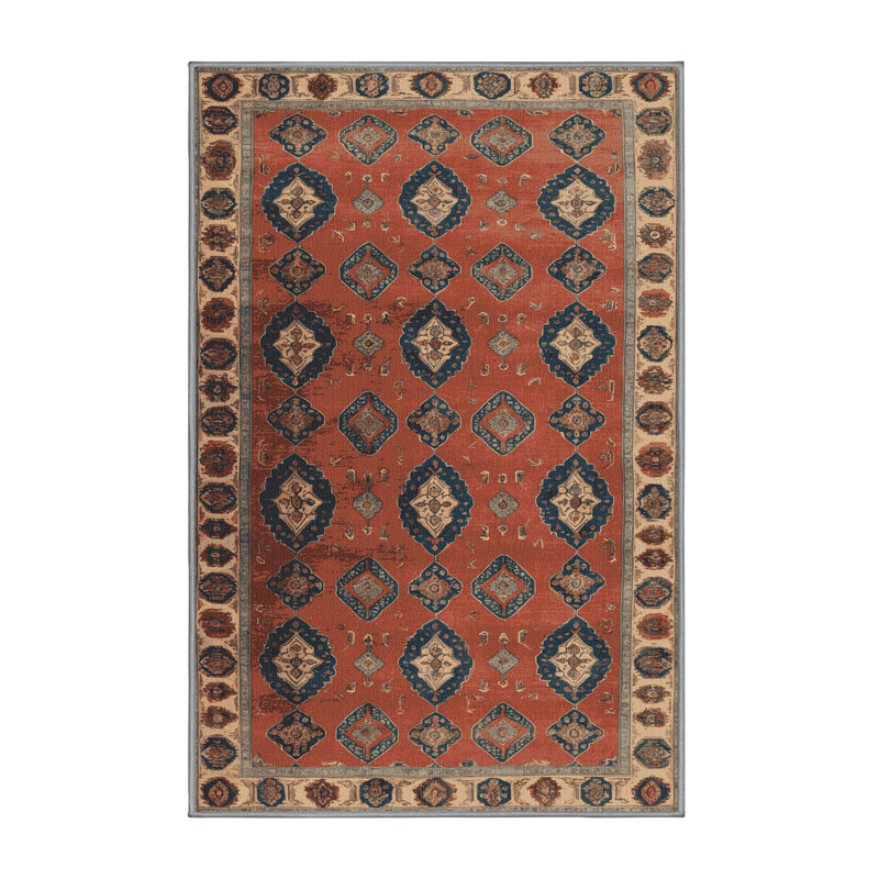 Tapis brun lavable à la machine, Rectangle 6 pi x 9 pi
