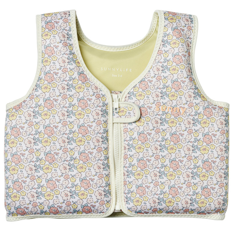 Gilet flottant: 3-6 - Into the Garden - Ditsy Floral