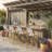 4-Piece Stackable High Back Bar & Counter Stool With Aluminum Frame, Outdoor Bar Stools (Set of 4)-1484890726