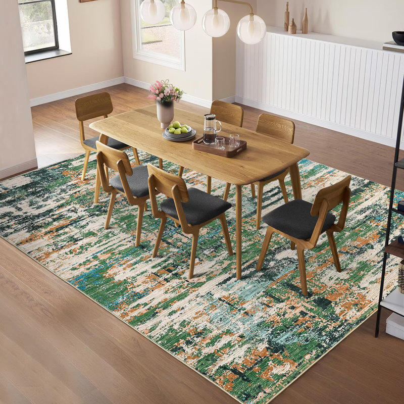 Grand tapis d'intérieur lavable et lavable, Rectangle 10 pi x 13 pi
