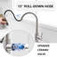 Robinet de cuisine sans contact avec douchette extractible-123037779