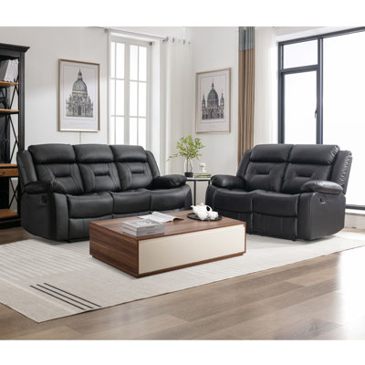 Algimantas 2 - Piece Faux Leather Living Room Set