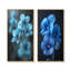 Ensemble de 2 pièces d'art mural orchidées bleues-638883402-638883409-638883410