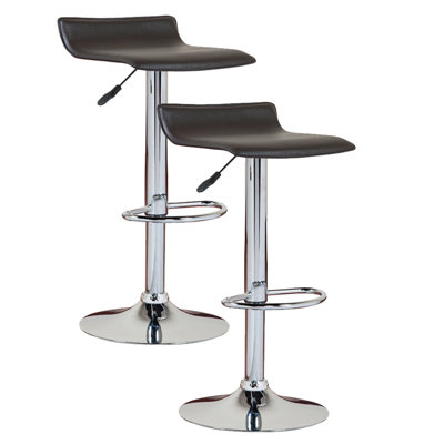 Tabouret de bar rotatif à hauteur ajustable Wilfredo