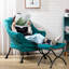 Armchair Accent Chair Lazy Chair with Footstool-2027761617