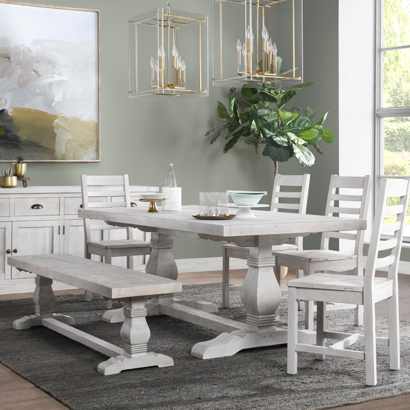 Kinston 6-Piece Solid Wood Dining Set