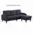 3-Seater Sofa with Storage Ottoman-875543415