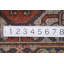 Tapis de couloir indien orange 3x12