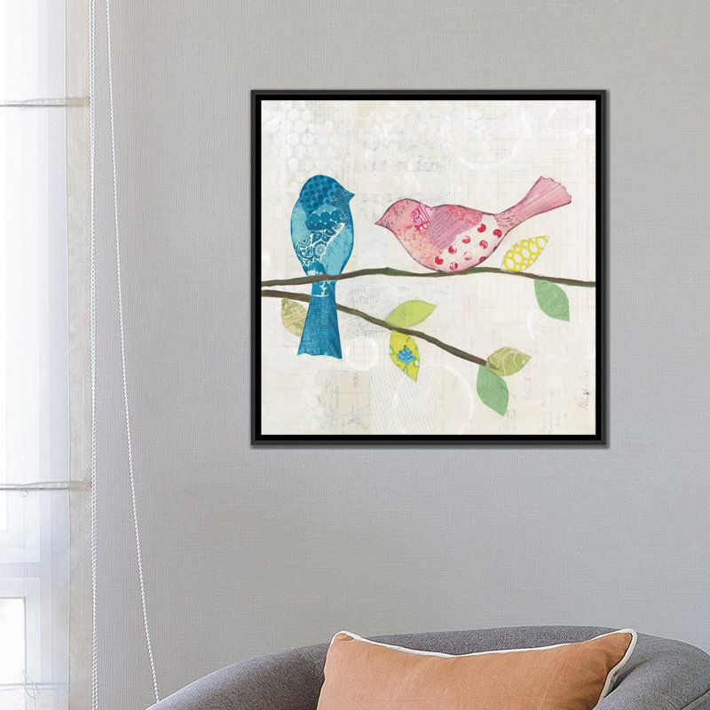 «Catching Up V», impression sur toile, H 18 po x l 18 po x P 1,5 po, Toile avec cadre noir, Pas de tapis