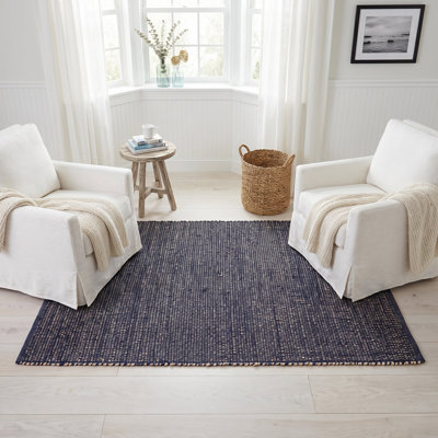 Colston Jute and Cotton Braided Farmhouse Rug