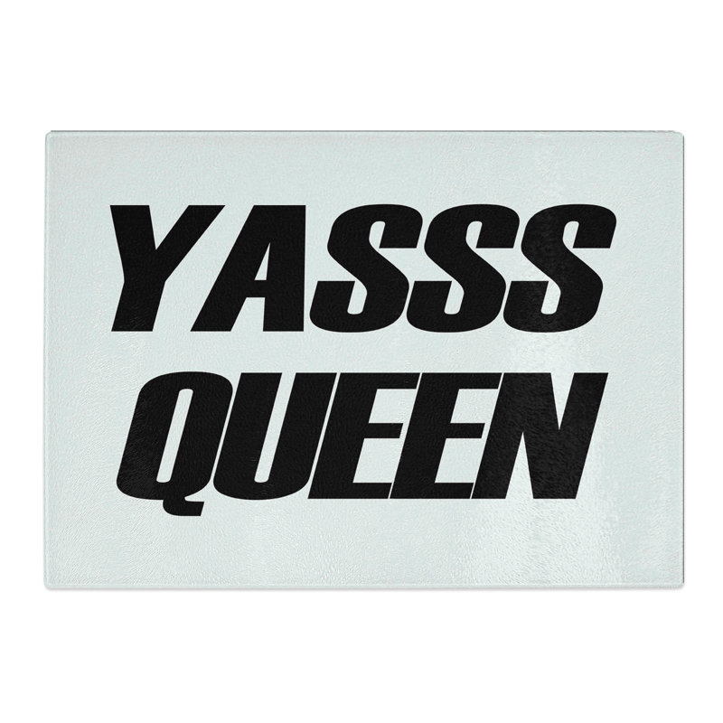 Yas Queen Chopping Board, 20cm W x 28.5cm L