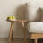 19"W Solid Oak  Mid-Century Modern Oval Side Table-229242156-232417513