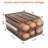 2 Tier Egg Container Holder for Refrigerator