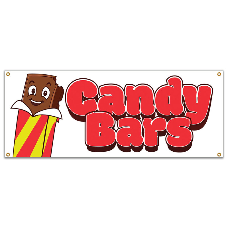 Candy Bars Banner 18" X 48"