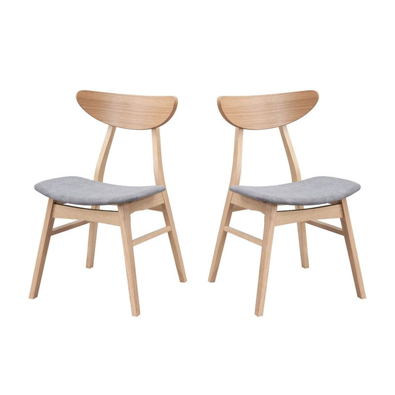 Wooden Dining Chairs Set Of 2, Modern Soft Upholstered Kitchen Side Chairs,Wooden Frame Kitchen Chairs For Dining Room,Living Room,Restaurant