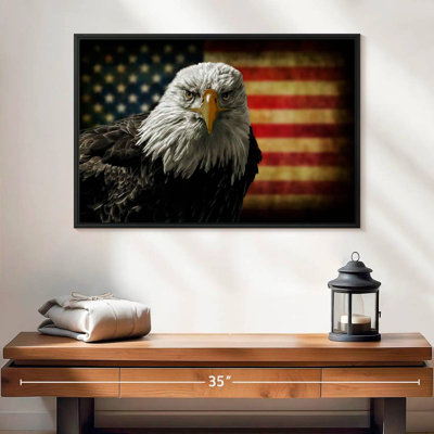 Eagle And Flag Of America