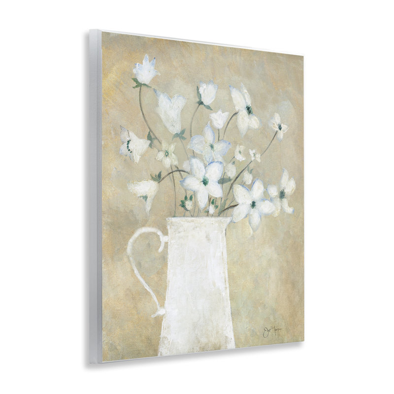 "Rustic Pottery Bouquet", art mural sur plaque par Janet Tava