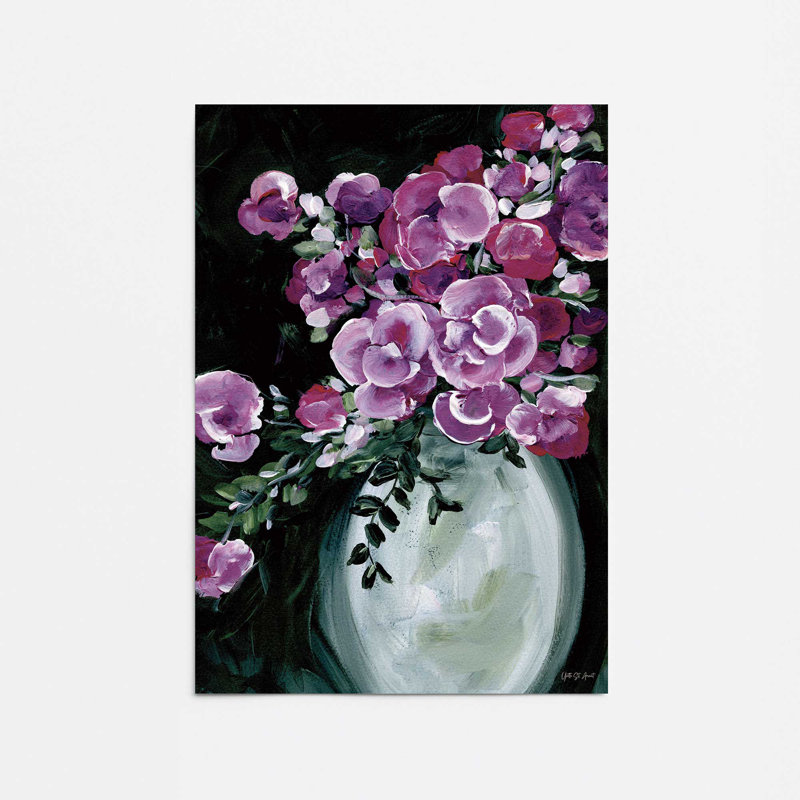 «Evening Bouquet Elegance II», reproduction, H 10 po x l 8 po, Sans cadre