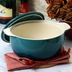 Crock Pot Artisan 5.6qt Rectangular Stoneware Bake Pan - Gradient Teal