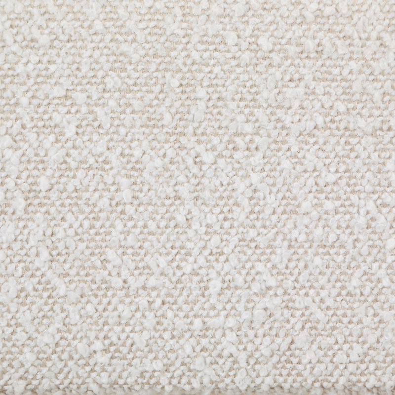 Jeremas Boucle Upholstered Accent Side Chair White, White Polyester
