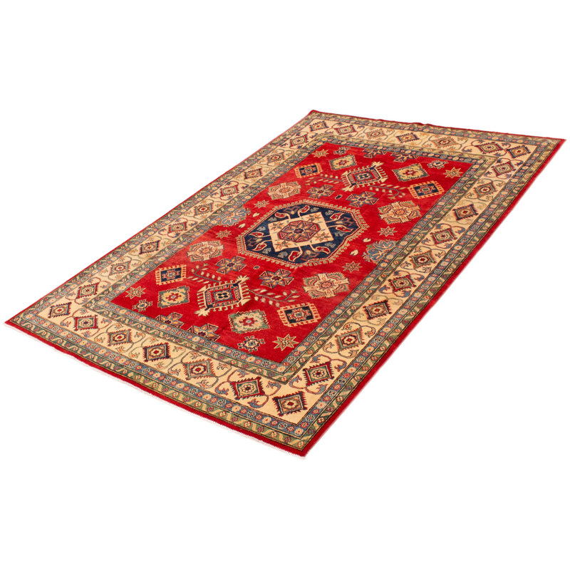 Tapis unique en laine nouvel âge 6 pi 7 po x 9 pi 8 po Aine