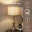 Labriola 20.7" Silver Table Lamp with USB