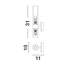 CENTURY Aluminium Wallchiere