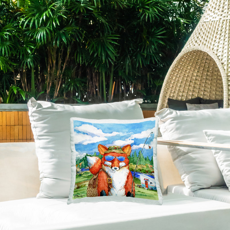 Coussin d'extérieur Fisherman Fox