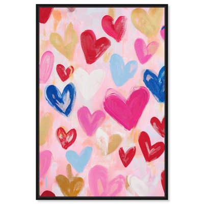 Lovestruck I Canvas Trend Pink Wall Art by Art Remedy