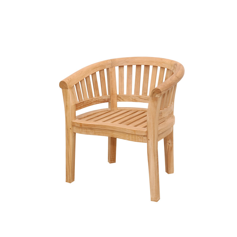 Curve Outdoor Teak Lounge Chair