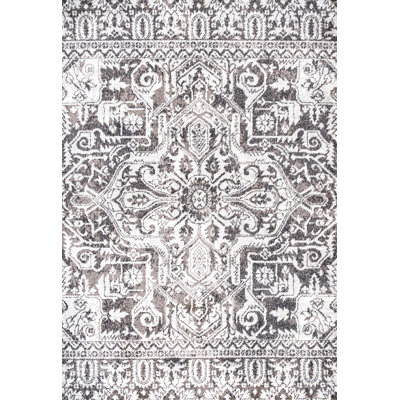 Scala Grand Medallion Ornate Brown/Ivory Rug