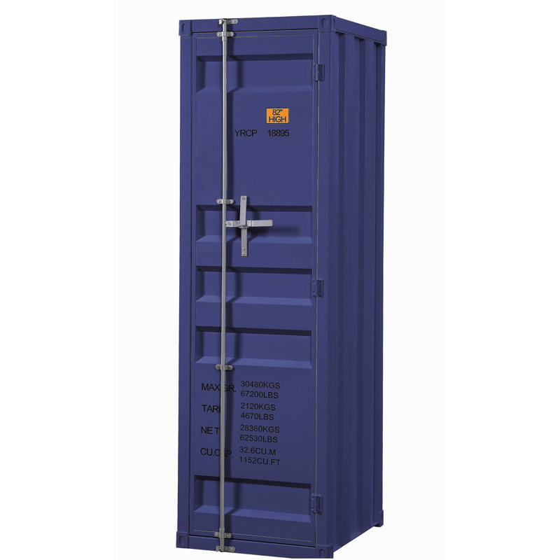 Cargo Blue Finish Wardrobe, Blue