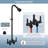 Diverter A-Frame Sign Holder with Rough in-Valve