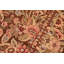 Tapis brun en laine noué à la main à motif floral 5 pi 11 po x 9 pi 2 po Bachier