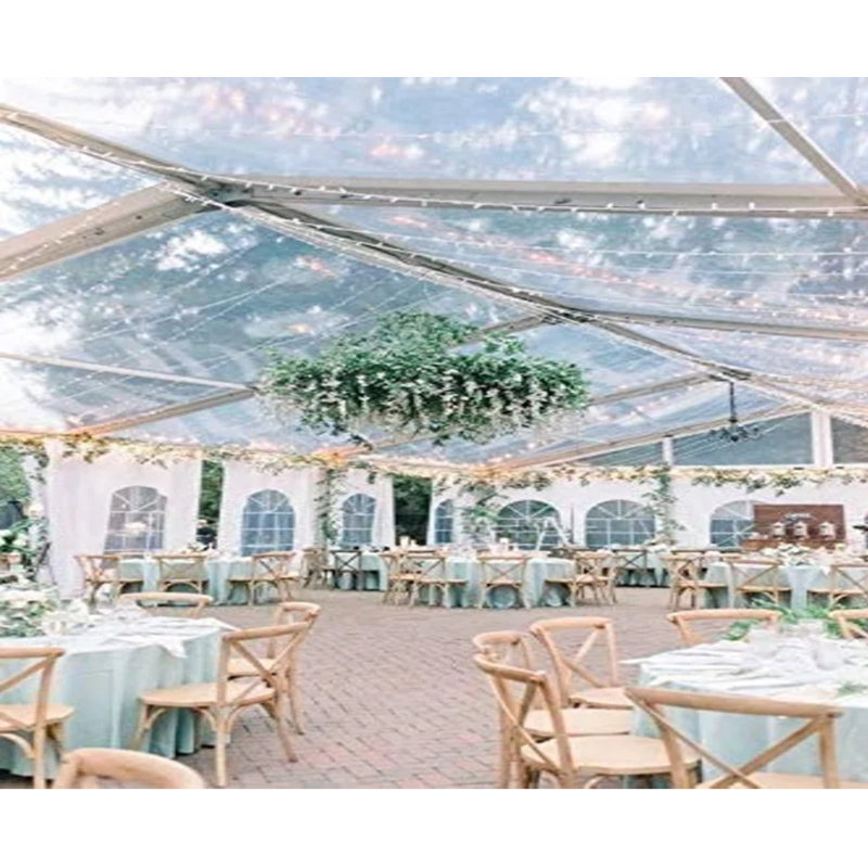 Blue Elephant Clear Polyvinyl Chloride (PVC) Replacement Canopy, 304.8cm H x 609.6cm W