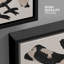 «Modern Minimal Bird Silhouette», reproduction d'art sur toile encadrée de la chambre principale-1192280914-1192280912