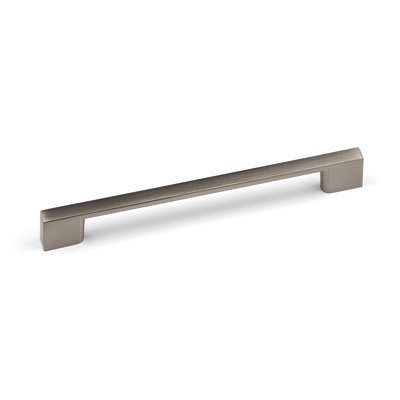 160mm Brushed Nickel Slim Square D-Bar Handle