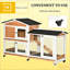 Cage pour animaux, clapier mobile en bois
