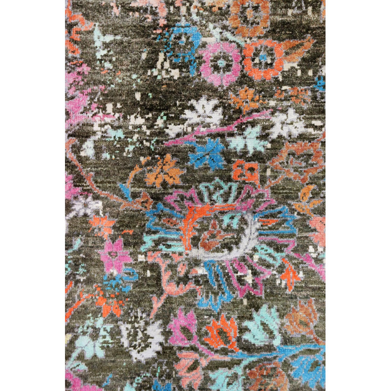 Erased One-of-a-Kind 7'11" X 9'11" Area Rug