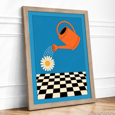Daisy in Bloom Modern - Framed Print